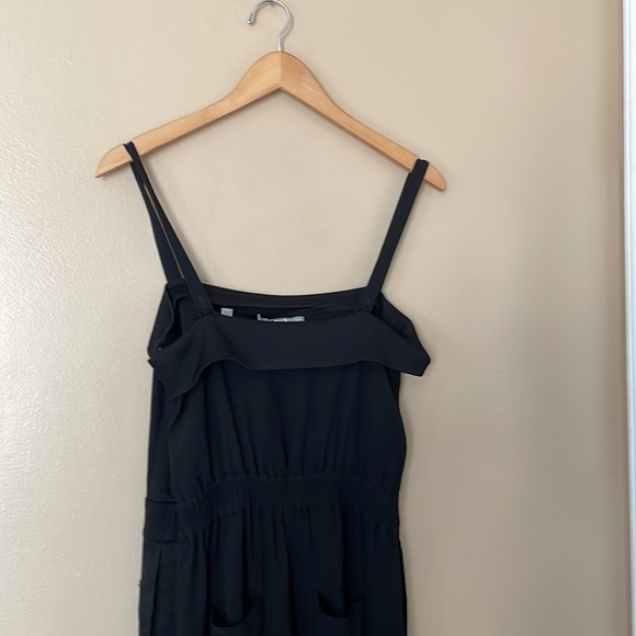 Vince Tuxedo Jumpsuit One Piece in Black - Picture 8 of 9